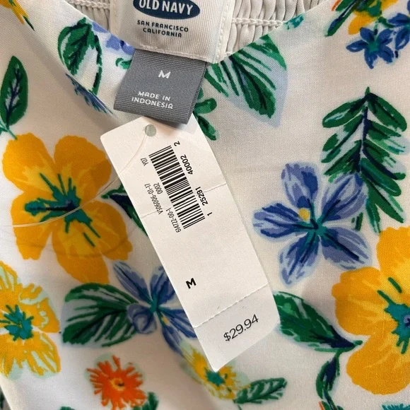 NWT Floral Midi Dress Festival Tropical Summer - Picture 5 of 6